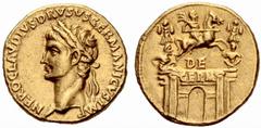 ANCIENT COINAGE SPECIAL COLLECTION OF ROMAN IMPERATORS AND EMPERORS ROMAN EMPIRE Nero Claudius Drusus 38 – 9 BC, son of Livia and brother of Tiberius. No.: 1417 Schätzwert/Estimate: CHF 6000 He marrie