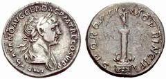 ANCIENT COINAGE SPECIAL COLLECTION OF ROMAN IMPERATORS AND EMPERORS ROMAN EMPIRE Trajanus, 98 – 117. Caesar 97. No.: 1609 Schätzwert/Estimate: CHF 50 Denarius 112/114, Rome. IMP TRAIANO AVG GER DAC P 