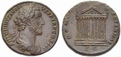 ANCIENT COINAGE SPECIAL COLLECTION OF ROMAN IMPERATORS AND EMPERORS ROMAN EMPIRE Antoninus Pius, 138 – 161, Caesar 138. No.: 1656 Schätzwert/Estimate: CHF 1000 His reign was remarkable in that nothing