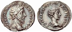 ANCIENT COINAGE SPECIAL COLLECTION OF ROMAN IMPERATORS AND EMPERORS ROMAN EMPIRE Commodus, 177 – 192, Caesar 166 – 177. No.: 1707 Schätzwert/Estimate: CHF 4000 Son of Marcus Aurelius, he had none of t