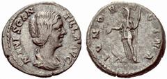 ANCIENT COINAGE SPECIAL COLLECTION OF ROMAN IMPERATORS AND EMPERORS ROMAN EMPIRE Manlia Scantilla Augusta 193. No.: 1728 Schätzwert/Estimate: CHF 1000 Practically nothing is known of her, except that 