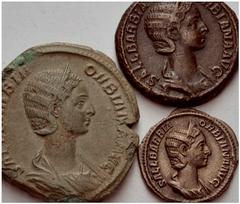ANCIENT COINAGE SPECIAL COLLECTION OF ROMAN IMPERATORS AND EMPERORS ROMAN EMPIRE Orbiana. Augusta 225 – 227. No.: 1813 Schätzwert/Estimate: CHF 200 Wife of Alexander Severus. Although the marriage Ale