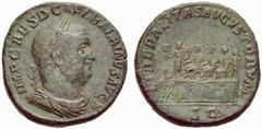 ANCIENT COINAGE SPECIAL COLLECTION OF ROMAN IMPERATORS AND EMPERORS ROMAN EMPIRE Gordianus II, March 19 – April 12, 238. No.: 1832 Schätzwert/Estimate: CHF 100 Sestertius 238, Rome. IMP CAES D CAEL BA