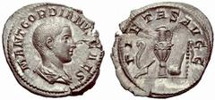ANCIENT COINAGE SPECIAL COLLECTION OF ROMAN IMPERATORS AND EMPERORS ROMAN EMPIRE Gordianus III, 238-244. Caesar 238. No.: 1837 Schätzwert/Estimate: CHF 500 Pupienus and Balbinus had named Gordian III 