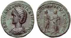 ANCIENT COINAGE SPECIAL COLLECTION OF ROMAN IMPERATORS AND EMPERORS ROMAN EMPIRE Tranquillina. Augusta 241 – 244. No.: 1843 Schätzwert/Estimate: CHF 15000 As 241, Rome. SABINIA TRANQVILLINA AVG Draped