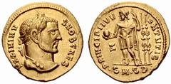 ANCIENT COINAGE SPECIAL COLLECTION OF ROMAN IMPERATORS AND EMPERORS ROMAN EMPIRE Maximinus II Daia, 310-313. Caesar 305 – 309. No.: 1945 Schätzwert/Estimate: CHF 8000 Maximinus became a Tetrarch in th