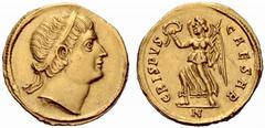 ANCIENT COINAGE SPECIAL COLLECTION OF ROMAN IMPERATORS AND EMPERORS ROMAN EMPIRE Crispus Caesar 316 – 326. No.: 1957 Schätzwert/Estimate: CHF 10000 Eldest son of Constantine by his first wife or concu