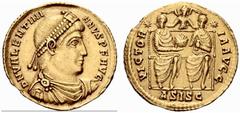 ANCIENT COINAGE SPECIAL COLLECTION OF ROMAN IMPERATORS AND EMPERORS ROMAN EMPIRE Valentinianus I, 364-375. No.: 1983 Schätzwert/Estimate: CHF 500 Ruling in the West. Valentinian had been a commander u