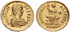 ANCIENT COINAGE SPECIAL COLLECTION OF ROMAN IMPERATORS AND EMPERORS ROMAN EMPIRE Arcadius, 383 – 408. No.: 2007 Schätzwert/Estimate: CHF 800 Ruling in the East. Akin to his brother, Honorius, he was a