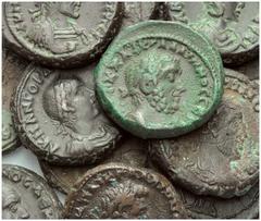 ANCIENT COINAGE Lots No.: 2068 Schätzwert/Estimate: CHF 500 Maximinus I Thrax. Tetradrachm (6). Maximus. Tetradrachm (2). Gordian III. Tetradrachm (6). Tranquilina. Tetradrachm (3). Philip I. Tetradra