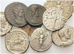 ANCIENT COINS LOTS No.: 148 Schätzwert/Estimate: CHF 100 Rome. Faustina I. Denarius. Septimius Severus. Denarius (2). Caracalla. Denarius. Elagabalus. Denarius. Gordianus III. Antoninianus. Gallienus.