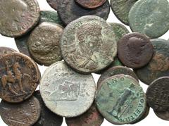 Group Lots [Roman Provincial]. Lot of twenty-seven Æ. Includes: Hispania, Emerita. Tiberius // Thrace, Hadrianopolis. Septimius Severus // Thrace, Hadrianopolis. Caracalla (2) // Thrace, Perinthus. Ge