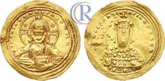 Ancient and Islamic coins The Byzantine Empire. Byzantine Constantinus VIII 1025-1028. Histamenon, gold 4.42 g. Constantinopolis. c. 1025-1028. Византийская империя. Император Константин VIII. Гистаме