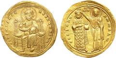 Ancient and Islamic coins Byzantine Empire. Emperor Romanos III Argyros. Histamenon Nomisma 1028-1034 AD, AV, 4,31g. Византийская империя. Император Роман III Аргир. Гистаменон 1028-1034 гг. Золото. 4