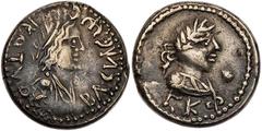 RÖMISCHE PROVINZIALPRÄGUNGEN BOSPOROS KÖNIGREICH Kotys III., 227/8-233/4 n. Chr., mit Severus Alexander. EL-Stater 229/230 n. Chr. (= Jahr 526) Vs.: drapierte Büste des Kotys III. mit Diadem n. r., Rs