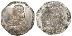 World Silver Coins Milan, Italian States, 1 filippo, 1676, Carlo II, NGC MS 61. Dav-4005; KM-92. Massive coin with choice full details (especially the bust of Charles II of Spain), lustrous and lightl