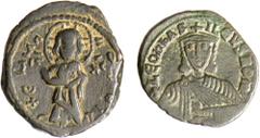 Byzanz: LOT 7 Münzen: Leo III. (717-741): Follis, Konstantinopel, Officin A. Sear 1516 . Michael II. (820-829): 2 Folles, Konstantinopel, Officin Θ. Sear 1642 . Leo VI. (886-912): Follis, Konstantinop