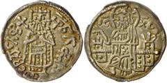 Bulgarien: Lot von 4 Münzen: Todor Swetoslaw (1300-1321), Grosso, Ljubitsch 11.20, leichte Patina, vorzüglich, dazu Byzanz, Leo VI. (886-912), Follis, Sear 1729 Ratto 1873, helle Sandpatina, sehr schö