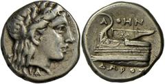 Bithynien - Städte: Lot 7 Münzen: Kios: 2 Hemidrachmen, ca. 350-300 v. Kopf des Apollo // Schiffsbug, Beamtennamen Athen..doros und Proxenos - BMC 3 und 12, Kalchedon, Drachme Stier // Incusum mit Geg