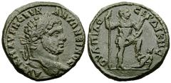 Caracalla AE29, emperor with Parthian captive, Serdika Caracalla (197-217 AD). AE29 (15.44 g), Serdika, Thrace, 214 AD. Obv. AVT K M AVH CEVH ANTΩNEINOC, laureate head right. Rev: OVΛΠIAC CEPΔIKHC, em