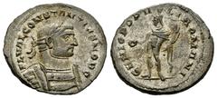 Constantius I Follis, London mint Constantius I Chlorus as Caesar (293-305 AD). AE Follis (25-28 mm, 9.01 g), Londinium (London), c. 300 onward. Obv. FL VAL CONSTANTIVS NOB C, Laureate and cuirassed b