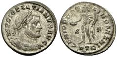 Diocletianus Follis, Treveri (Trier) mint Diocletianus (284-305 AD). AE Follis (27-28 mm, 10.77 g), Treveri (Trier), c. 303 - 1 May 305 AD. Obv. IMP DIOCLETIANVS AVG, Laureate and cuirassed bust right