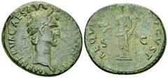 Nerva AE As, Aequitas reverse Nerva (96-98 AD). AE As (24-27 mm, 10.55 g), Roma (Rome), 97 AD. Obv. IMP NERVA CAES AVG P M TR P COS III P P, laureate head right. Rev. AEQVITAS AVGVST / S - C, Aequitas