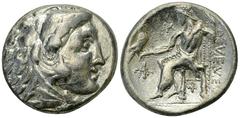 Eastern Celts AR Tetradrachm, imitating Seleukos I Eastern Celts . Imitating Seleukos I of Syria (312-281 BC). AR Tetradrachm (16 mm, 16.65 g), early to mid 3rd Century BC. Obv. Head of Herakles to ri