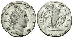 Divus Titus AR Antoninianus Divus Titus (+81 AD). Commemorative issue struck under Trajanus Decius (249-251 AD). AR Antoninianus (20 mm, 3.75 g), Roma (Rome). Obv. DIVO TITO, radiate head right. Rev. 
