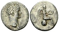 Nero AR Hemidrachm, Caesarea Nero (54-68 AD). AR Hemidrachm (14 mm, 1.80 g), Cappadocia, Caesarea, struck c. AD 59-60. Obv. NERO CLAVD DIVI CLAVD F CAESAR AVG GERMANI, Laureate head right. Rev. Victor