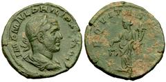 Philippus I Arabs Sestertius, Aequitas reverse Philippus I Arabs (244-249 AD). AE Sestertius (17.55 g, 28-30 mm), Roma (Rome). Obv. IMP M IVL PHILIPPVS AVG, Laureate, draped and cuirassed bust right. 