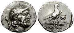 Oinoanda AR Didrachm, Ashton plate coin Oinoanda , Lycia. AR Didrachm (20-22 mm, 8.36 g), 186-185 BC (?). Obv. Laureate head of Zeus right, sceptre behind. Rev. OINOAN/ΔЄWN, eagle standing right on th