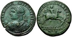 Caracalla AE Medallion, Philippopolis Caracalla (196-217). AE Medallion (40-42 mm, 35.26 g), Philippopolis, Thrace. Struck in occasion of the Pythian Games in honour of Alexander the Great. Obv. AVT K