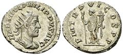 Philip I. AR Antoninianus, Antioch Philippus I Arabs (244-249 AD). AR Antoninianus (21-23 mm, 4.64 g), Antioch, 249. Obv. IMP M IVL PHILIPPVS AVG, radiate, draped and cuirassed bust right, seen from b