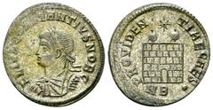 Constantius II AE Nummus, Nicomedia Constantine I (306-337 AD) for Constantius II Caesar. AE Nummus (19-20 mm, 2.41 g), Nicomedia, c. 326/327 AD. Obv. FL IVL CONSTANTIVS NOB C, Laureate, draped and cu