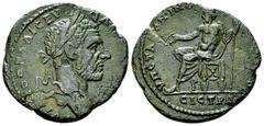 Macrinus AE25, Nikopolis ad Istrum Macrinus (217-218 AD). AE25 (9.27 g), Moesia Inferior, Nikopolis ad Istrum. Statius Longinus, magistrate. Obv. AYΓ K M OΠEΛΛI CEY MAKPEINOC AY, Laureate head to righ