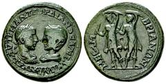 Gordian III/Tranquillina, Mesembria Gordian III Pius (238-244 AD), with Tranquillina. AE25 (11.58 g). Thrace, Mesembria. Obv. AYT K M ANT ΓOPΔIANOC AYΓ CEB TPANKYΛΛIN, Laureate, draped, and cuirassed 