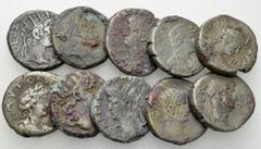Lot of 10 Roman BI tetradrachms Lot of 10 (ten) Roman provincial BI tetradrachms. Alexandria, Egypt. Fine/very fine. (10) Lot sold as is, no returns.