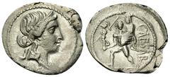 C. Iulius Caesar AR Denarius, 48/47 BC C. Iulius Caesar. AR Denarius (18-20 mm, 3.48 g), Asia 48-47 BC. Obv. Diademed head of Venus to right. Rev. CAESAR, Aeneas advancing left, carrying palladium in 