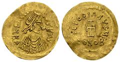 Heraclius AV Tremissis, Constantinople Heraclius (610-641). AV Tremissis (17 mm, 1.44 g), Constantinople. Obv. dN hERACLIYS P P AVG, Diademed, draped and cuirassed bust to right. Rev: VICTORIA AVGY S,