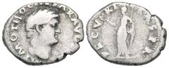 Otho. A.D. 69. AR denarius (19.7 mm, 3.15 g, 6 h). Rome mint. IMP M OTHO CAESAR AVG [TR P], bare head right / SECV-RI-TAS P R, Securitas standing facing, head left, holding wreath and scepter. RIC 8; 