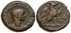 Roman Provincial Egypt, Alexandria. Aurelian. A.D. 270-275. BI tetradrachm (22 mm, 11.34 g, 11 h). Alexandria mint, Struck A.D. 272/3. AVT K Λ Δ AVPHΛIANOC CЄB, laureate, draped and cuirassed bust of 