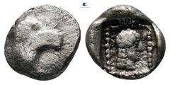 Greek Dynasts of Lycia. Uncertain mint. Uvug 470-440 BC. Obol AR 9 mm, 0,69 g very fine