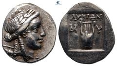 Greek Lycia. Lycian League. Olympos circa 167-81 BC. Drachm AR 17 mm, 2,90 g very fine