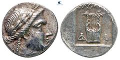 Greek Lycia. Olympos. Lycian League circa 167-78 BC. Drachm AR 14 mm, 3,27 g very fine