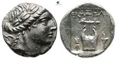 Greek Lycia. Phaselis. Lycian League circa 167-78 BC. Drachm AR 14 mm, 2,56 g very fine