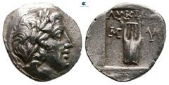 Greek Lycia. Myra. Lycian League circa 167-81 BC. Drachm AR 15 mm, 2,77 g very fine