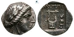 Greek Lycia. Olympos. Lycian League circa 167-81 BC. Drachm AR 15 mm, 2,67 g very fine