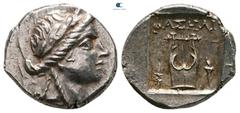 Greek Lycia. Phaselis. Lycian League circa 167-81 BC. Drachm AR 16 mm, 3,00 g very fine