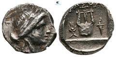 Greek Lycia. Phaselis. Lycian League circa 167-81 BC. Drachm AR 15 mm, 3,28 g very fine